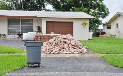 House clearance process in progress